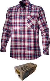 Camicie Diadora "check" colore blu corsaro bianco/rosso