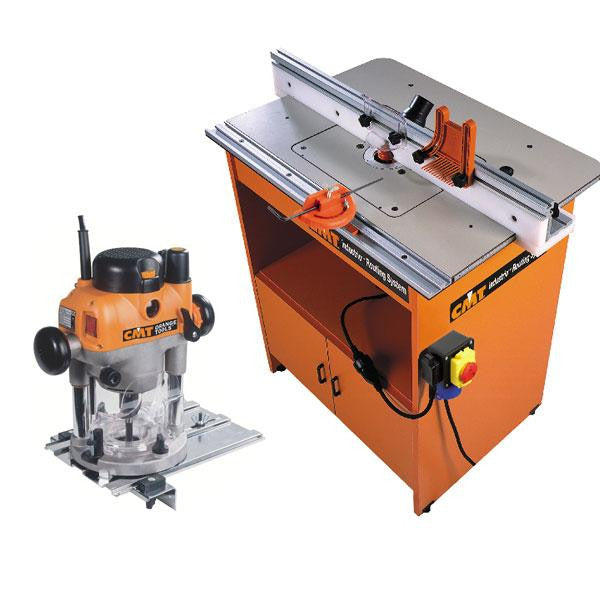 Tavolo industrio con piastra preforata + CMT7E 999.500.01+ comando elettrico