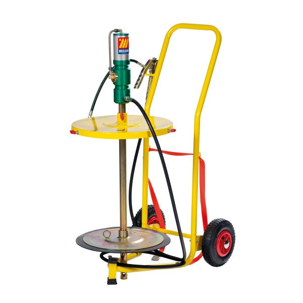 Completo grasso carrellato per fusti da 50-60 Kg Meclube