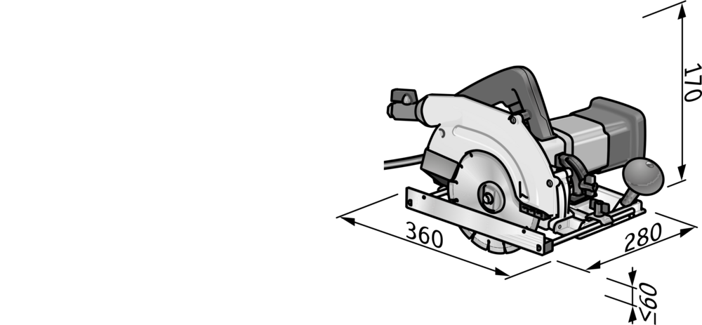 Troncatrice ad acqua con lama diamantata per pietre FLEX CS 60 WET