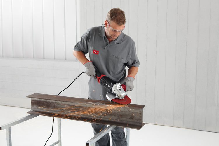 Potente smerigliatrice angolare T-Rex a 2600 watt, 230 mm FLEX L 26-6 230