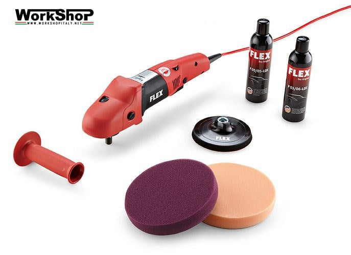 Lucidatrice ergonomica ad avviamento regolabile FLEX PE 14-3 125 P-SET