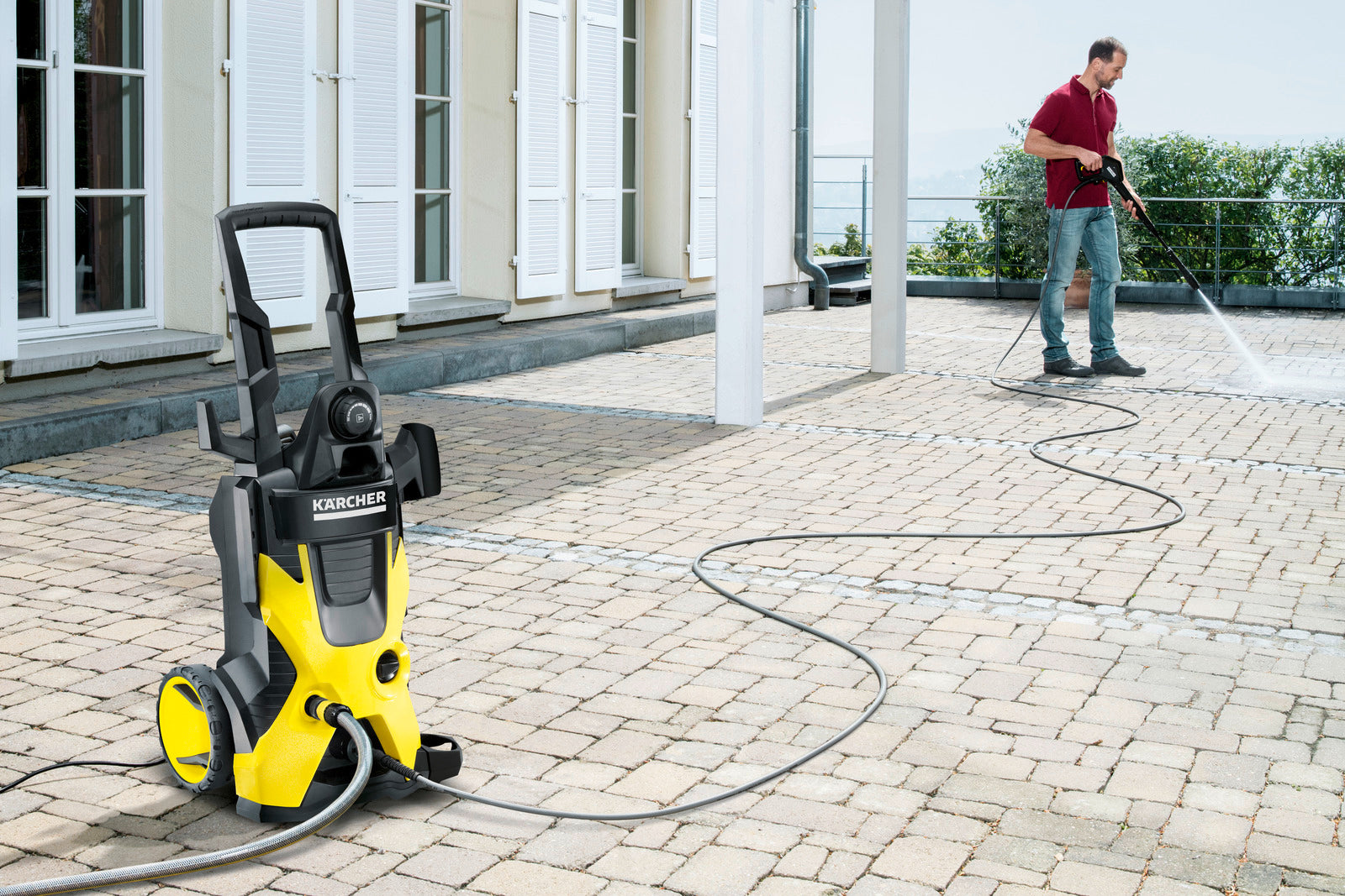 Tubo Premium Flex Karcher 10mt. H 10 Q Quick Connect 2.643-585.0 per avvolgitore