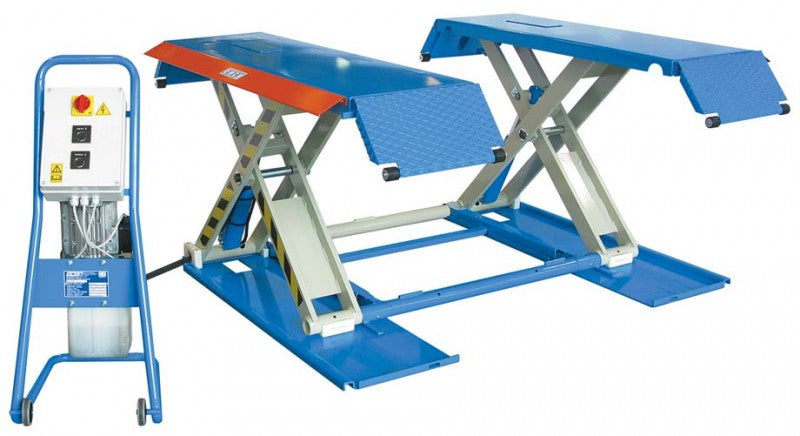 Ponte sollevatore elettroidraulico doppia forbice 3 Ton. OMCN 552