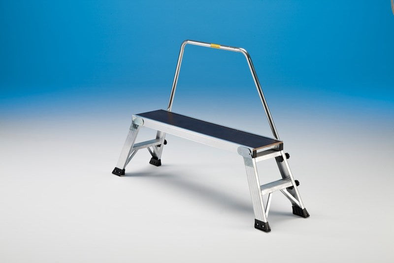 Scaletta doppia 2 salite piattaforma allungata Svelt SALISCENDI + Parapetto