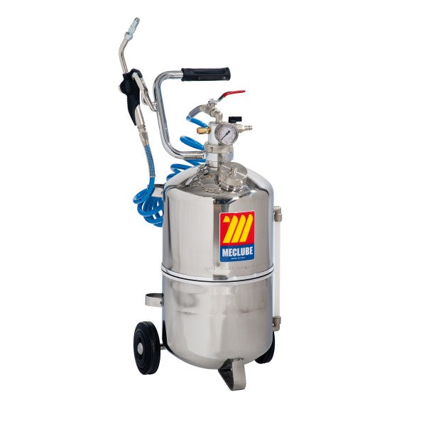 Distributore olio pneumatico da 24 l INOX Meclube