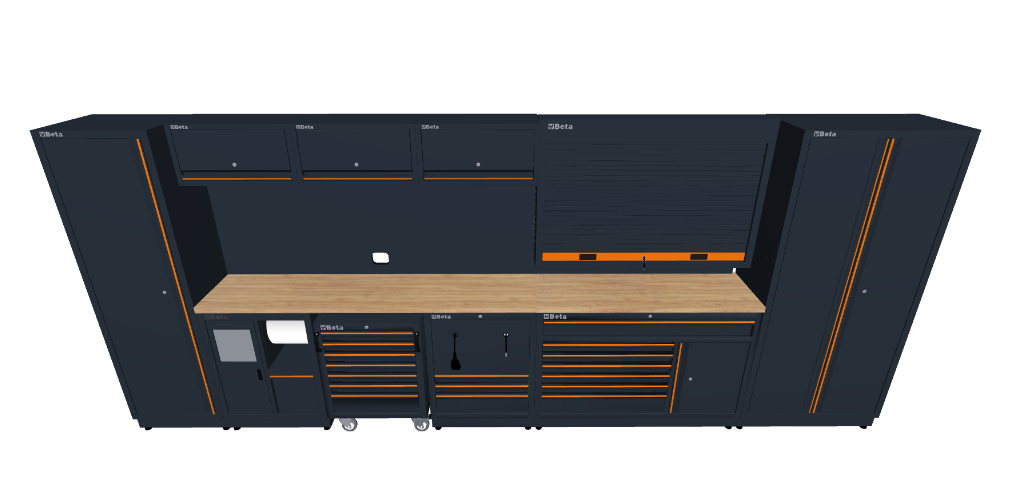 Arredo Officina Beta C45PRO WS2WB