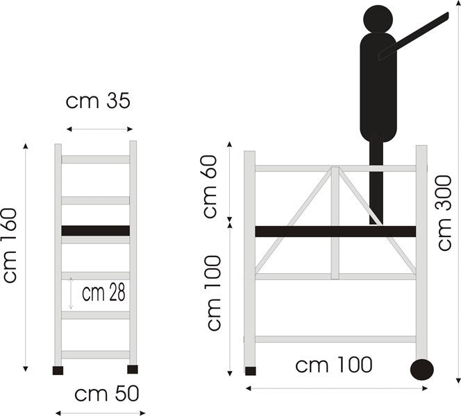 Trabattello Svelt Magnum Plus 1,60MT.