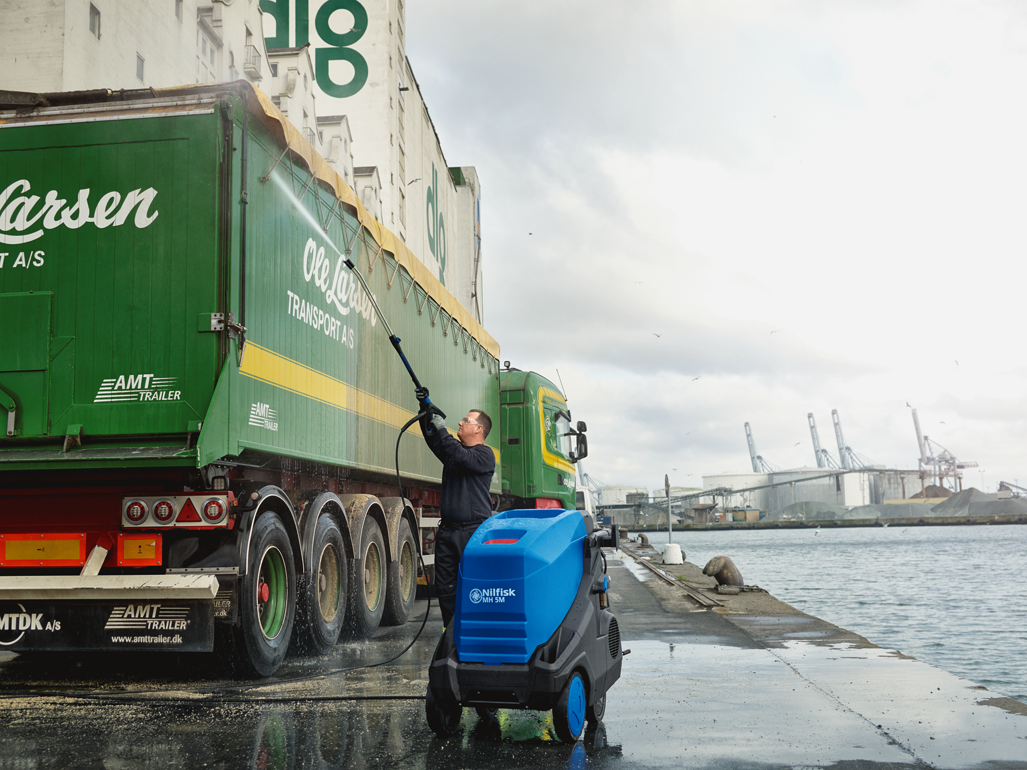 Idropulitrice Nilfisk MH 5M-200/960 FAX 400/3/50 EU professionale acqua calda