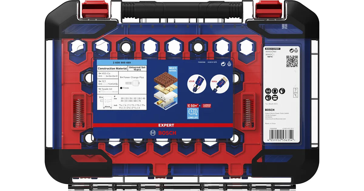 Set 15 frese Bosch MultiCostruction in valigetta