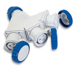 Adattatore triplo industriale CEE art.7320 IP44 Fanton