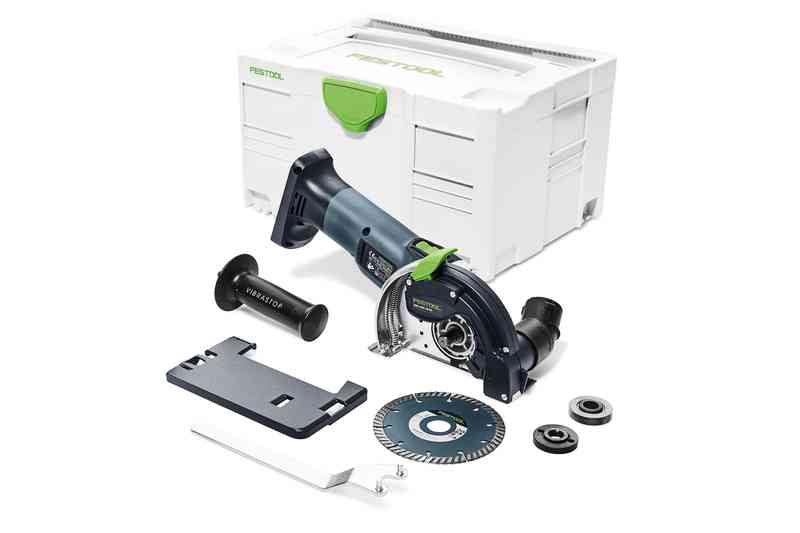 Sistema di taglio a mano libera a batteria DSC-AGC 18-125 FH Li EB-Basic Festool