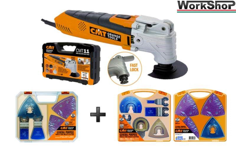 Multiutensile oscillante CMT11 + SET 37 UTENSILI + borsone omaggio