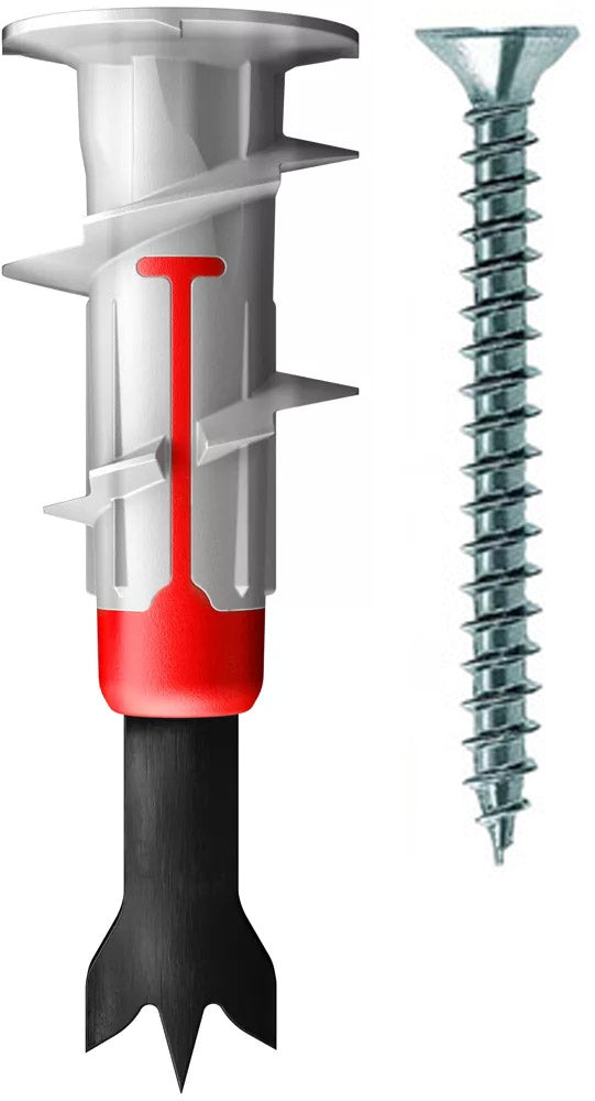 TASSELLI FISCHER DUOBLADE S BIMATERIALE CON VITE CONF. 25PZ.