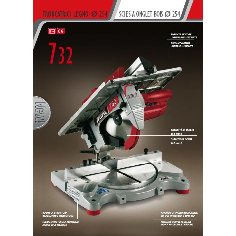 Troncatrice legno Femi 732