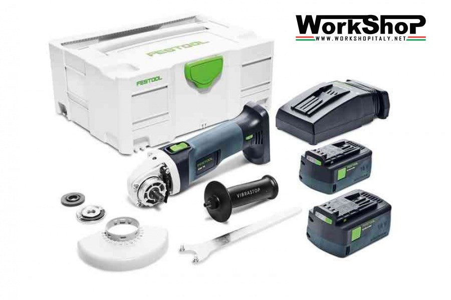 Smerigliatrice angolare a batteria AGC 18-125 5,2 EBI-Plus Festool (577241)