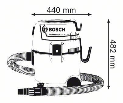 Aspiratore solidi/liquidi GAS 20 L SFC Bosch Professional