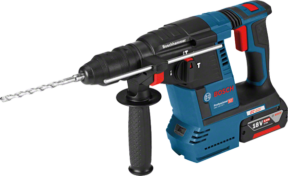 Martello a percussione a batteria GBH 18V-26 F Bosch Professional 5Ah