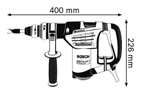 Martello perforatore GBH 4-32 DFR Bosch Professional con attacco SDS-plus