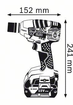 Avvitatore ad impulsi GDS 18 V-LI a batteria Bosch Professional 5Ah