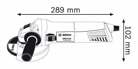 Smerigliatrici angolari GWS 9-125 Professional