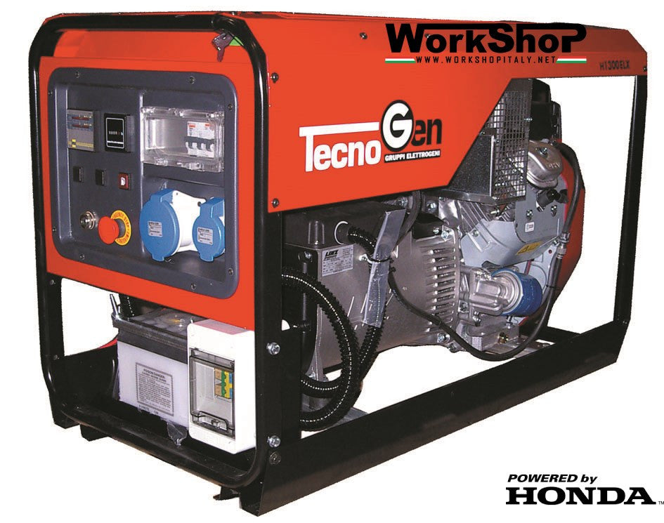 Generatore TecnoGen 230V H13000ELX Honda Powered AVR
