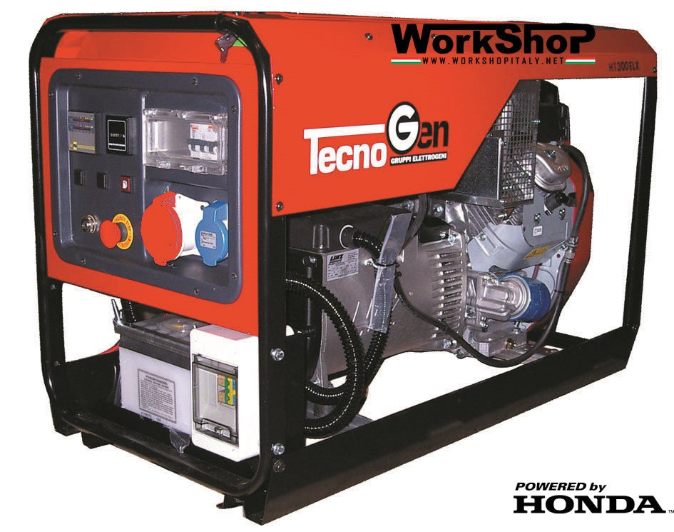 Generatore TecnoGen 400V H13000TELX Honda Powered AVR