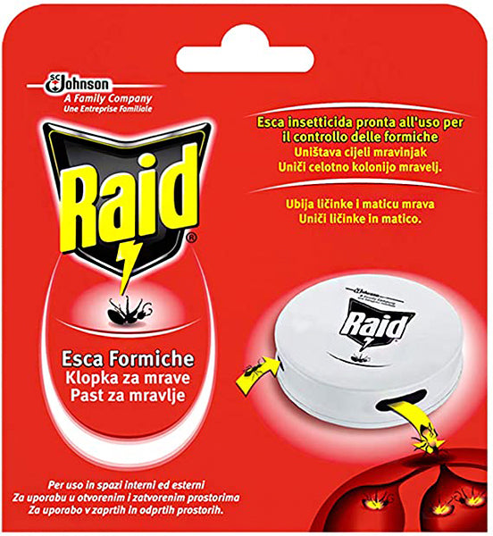 Insetticida esca formiche scatola con un'esca Raid