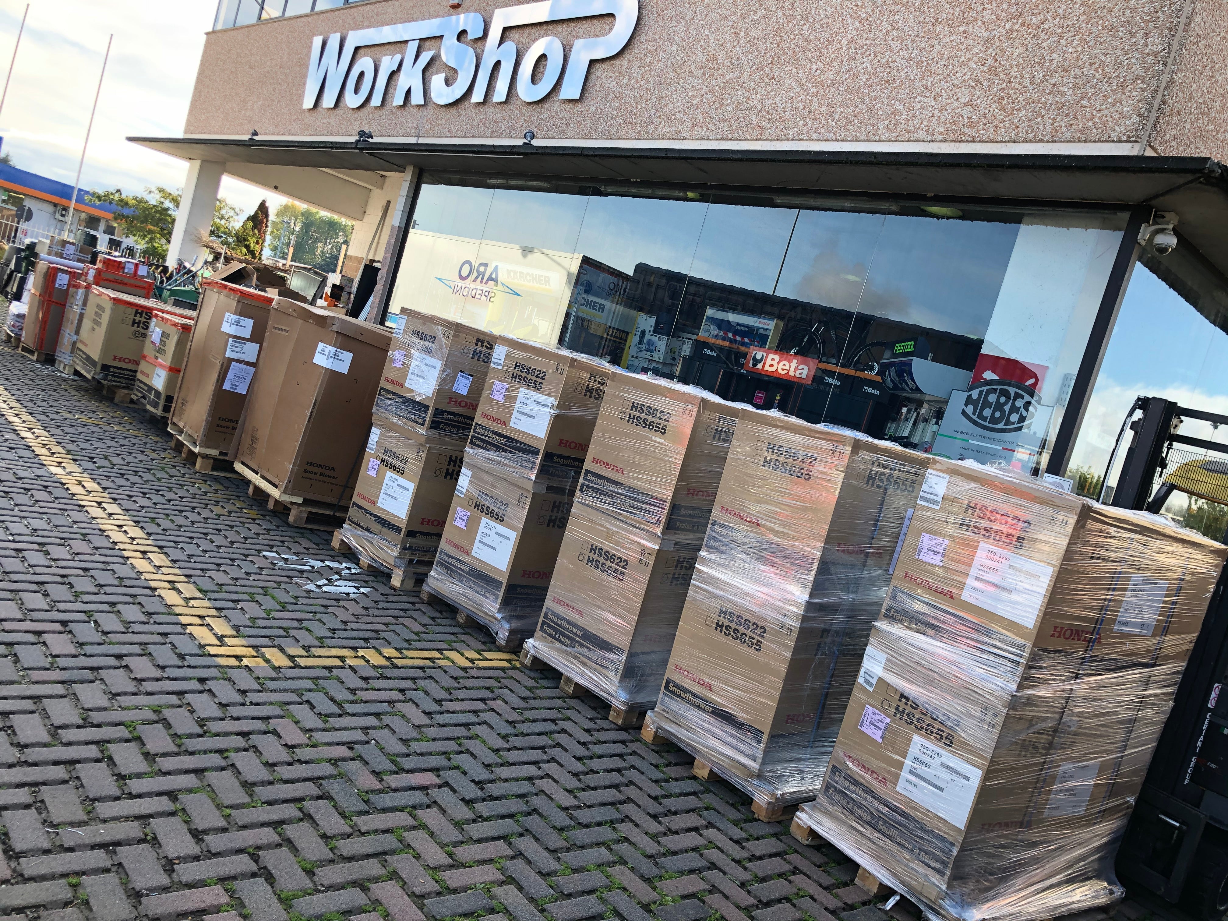 Spazzaneve cingolato HONDA HSS 655 ET1 avviamento manuale