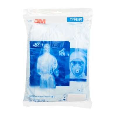 3M™ Indumento protettivo, Bianco ghiaccio, 4532+ W da S a XXXXL