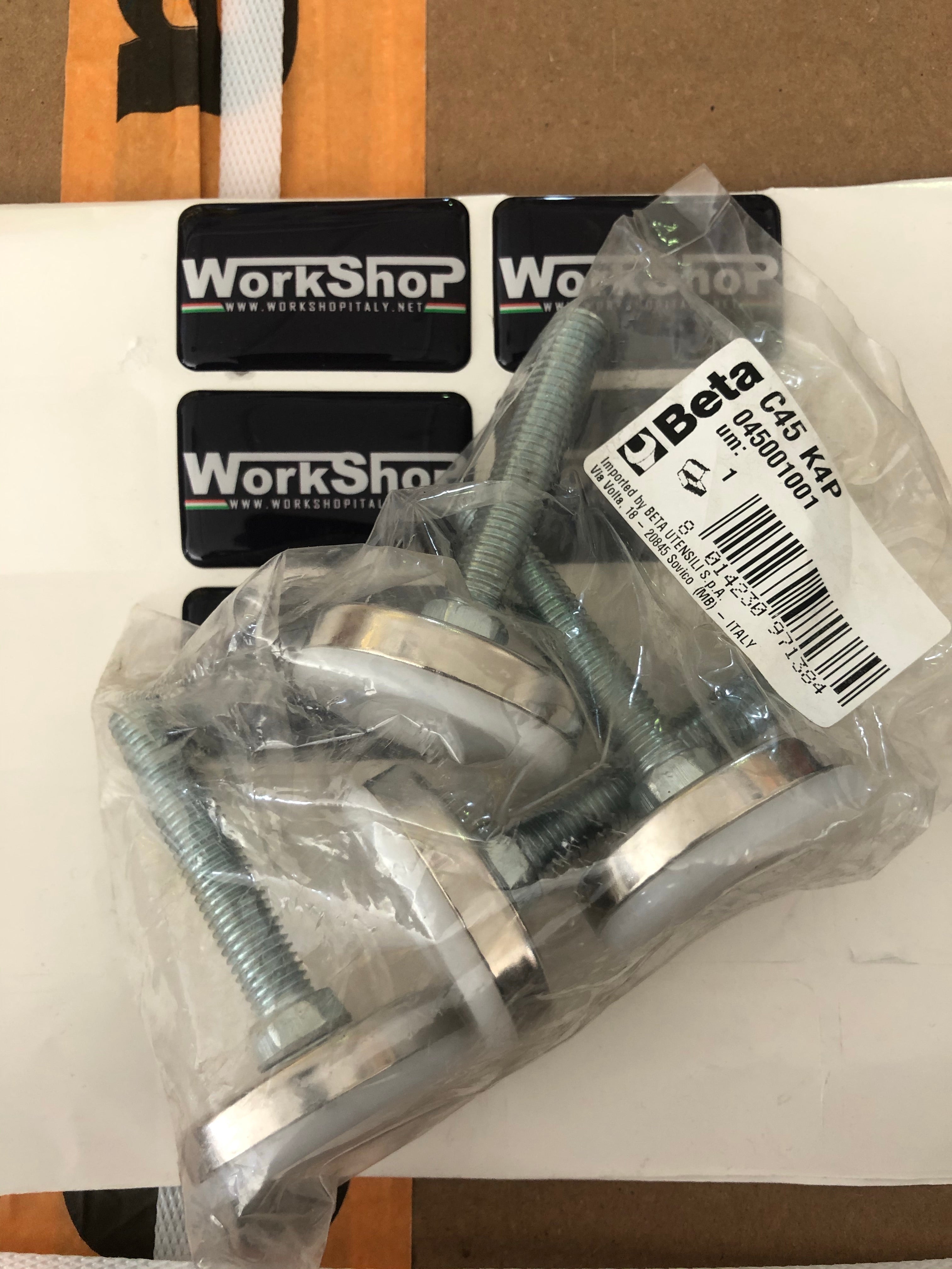 Set 4 piedini per Arredo Officina Beta C45 K4P