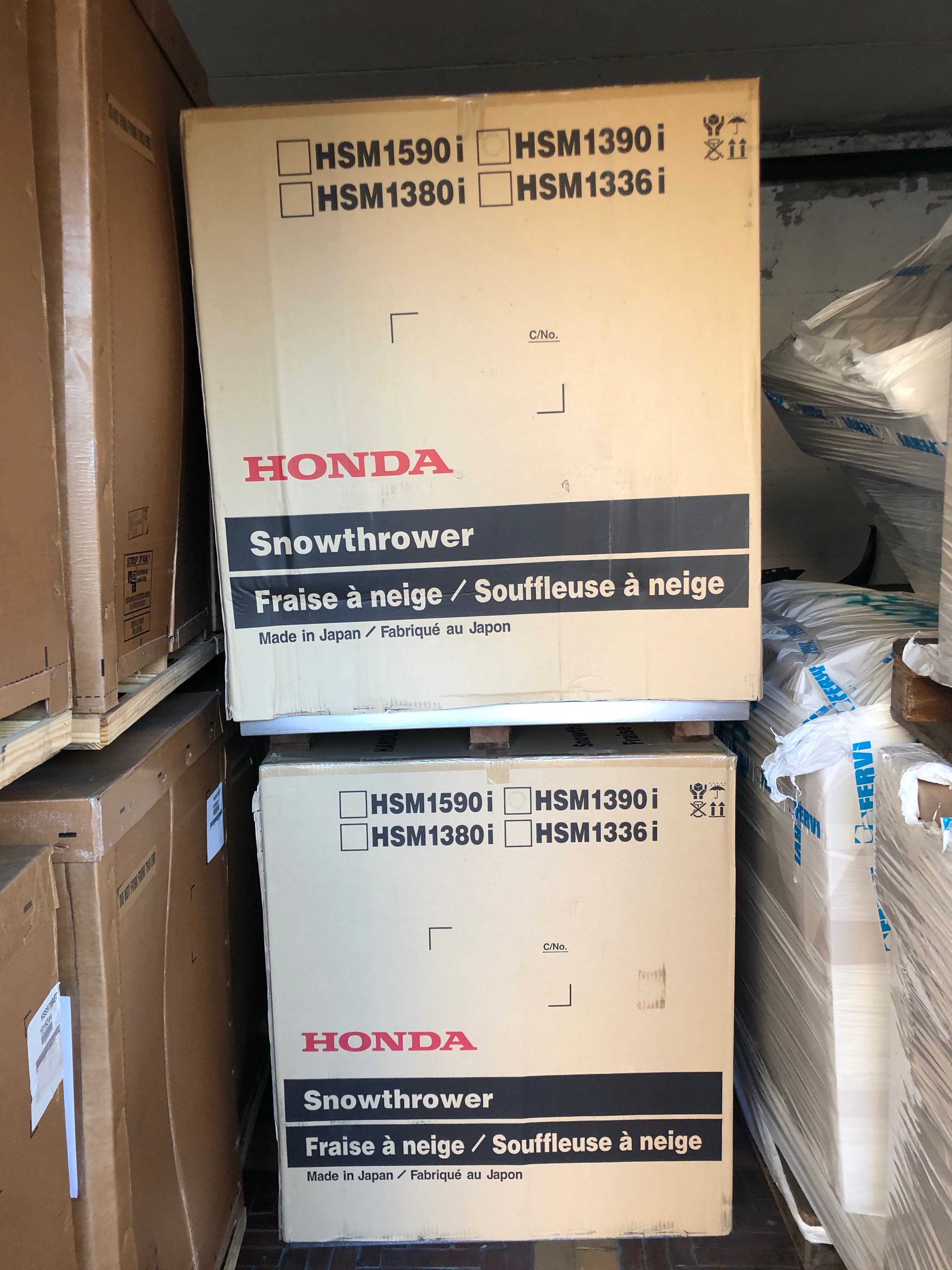 Spazzaneve cingolato HONDA HSS 655 ET1 avviamento manuale
