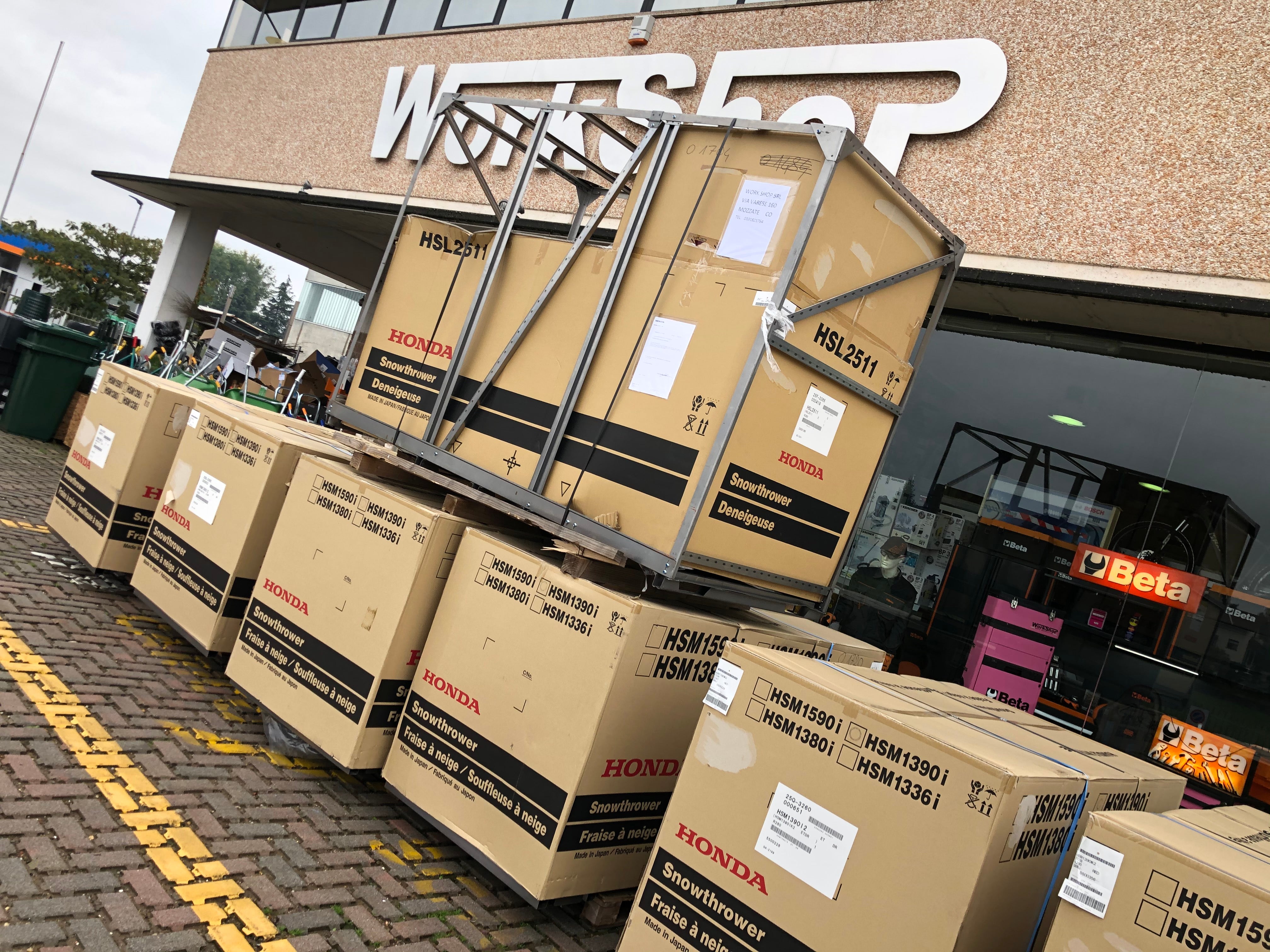 Spazzaneve Cingolato IBRIDO HONDA HSM 1390 i2 ET DR