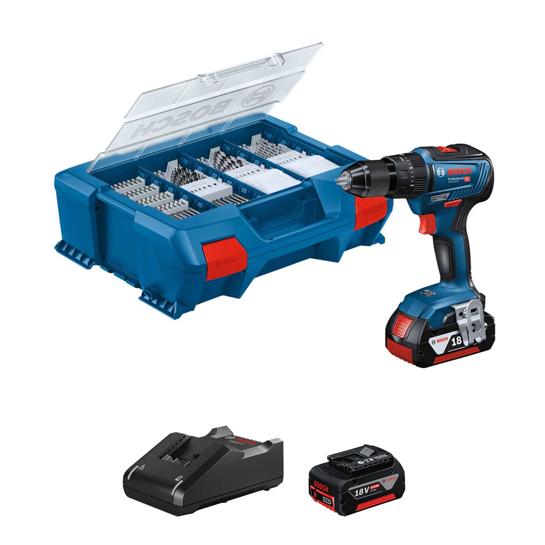 Trapano avvitatore battente GSB 18V-55 Pick & Click Bosch Professional