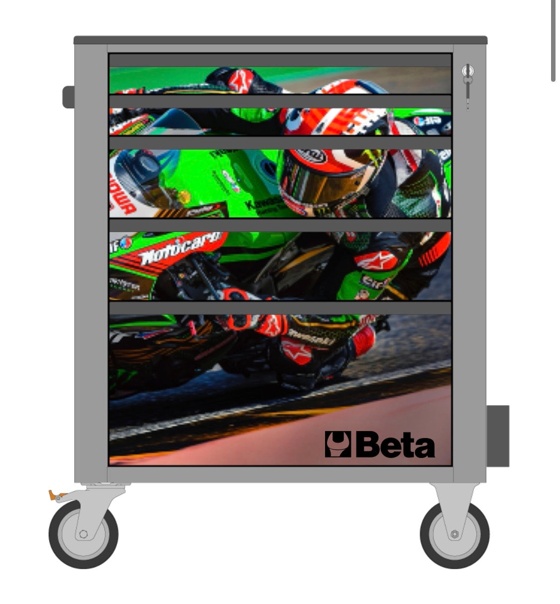 Cover magnetica Motorsport Workshopitaly per carrello C24S/5