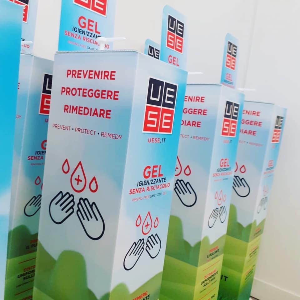 Colonnina completa di Gel igienizzante lt.5