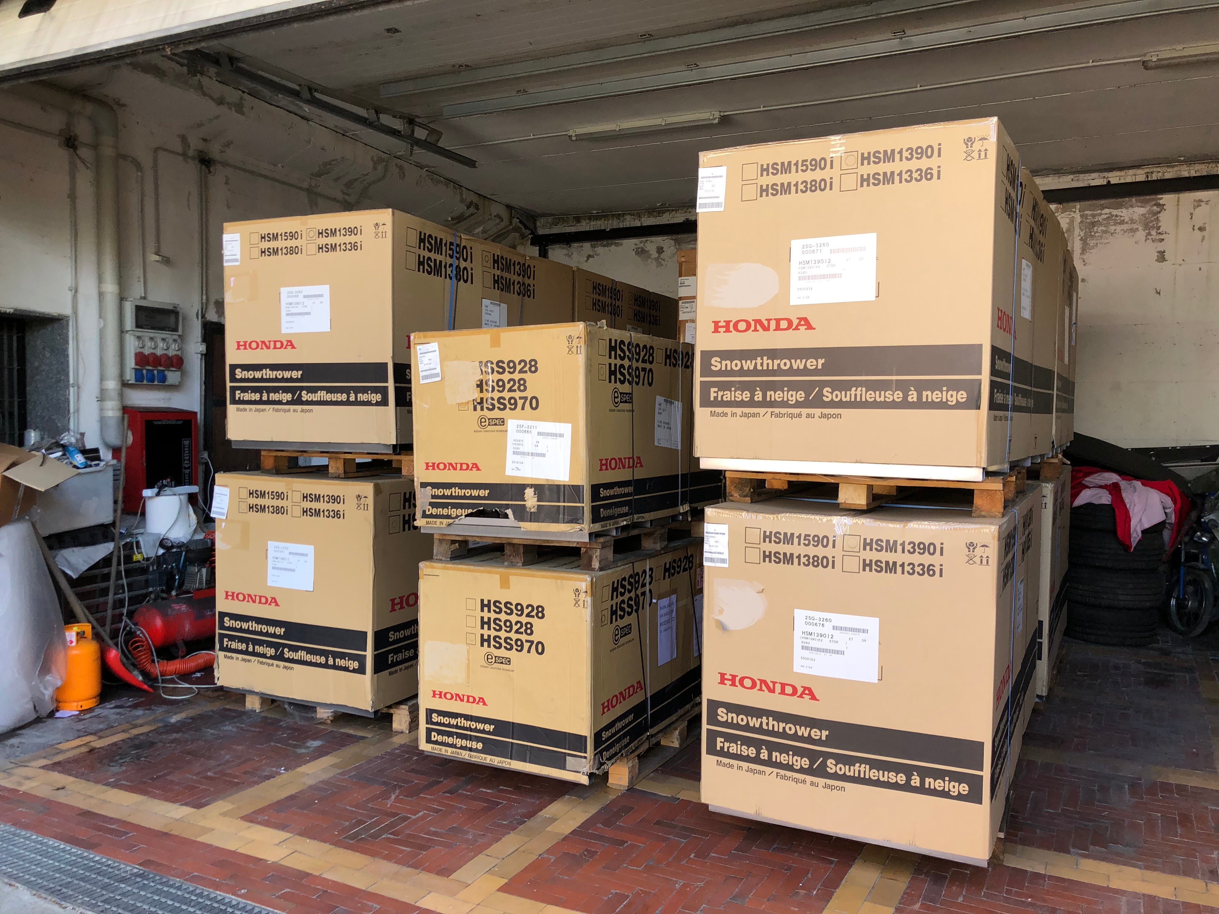 Spazzaneve Cingolato IBRIDO HONDA HSM 1390 i2 ET DR