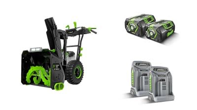 Spazzaneve a batteria Ego SNT2400E + 2 BATTERIE 7,5AH + 2 CARICABATTERIE