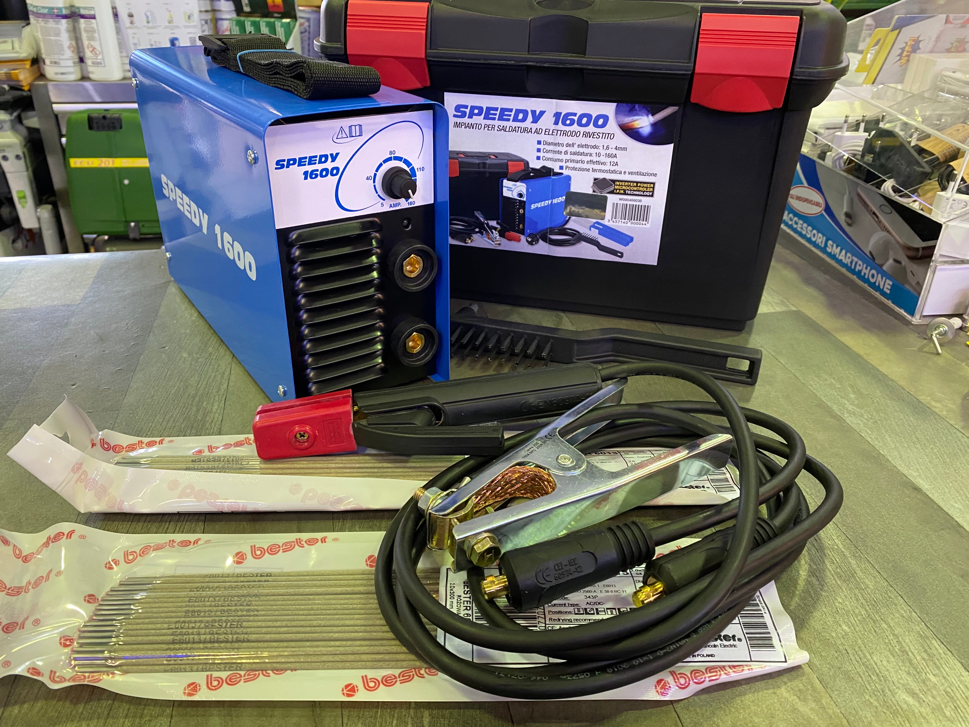 Saldatrice inverter 160A Saf-Fro SPEEDY 1600