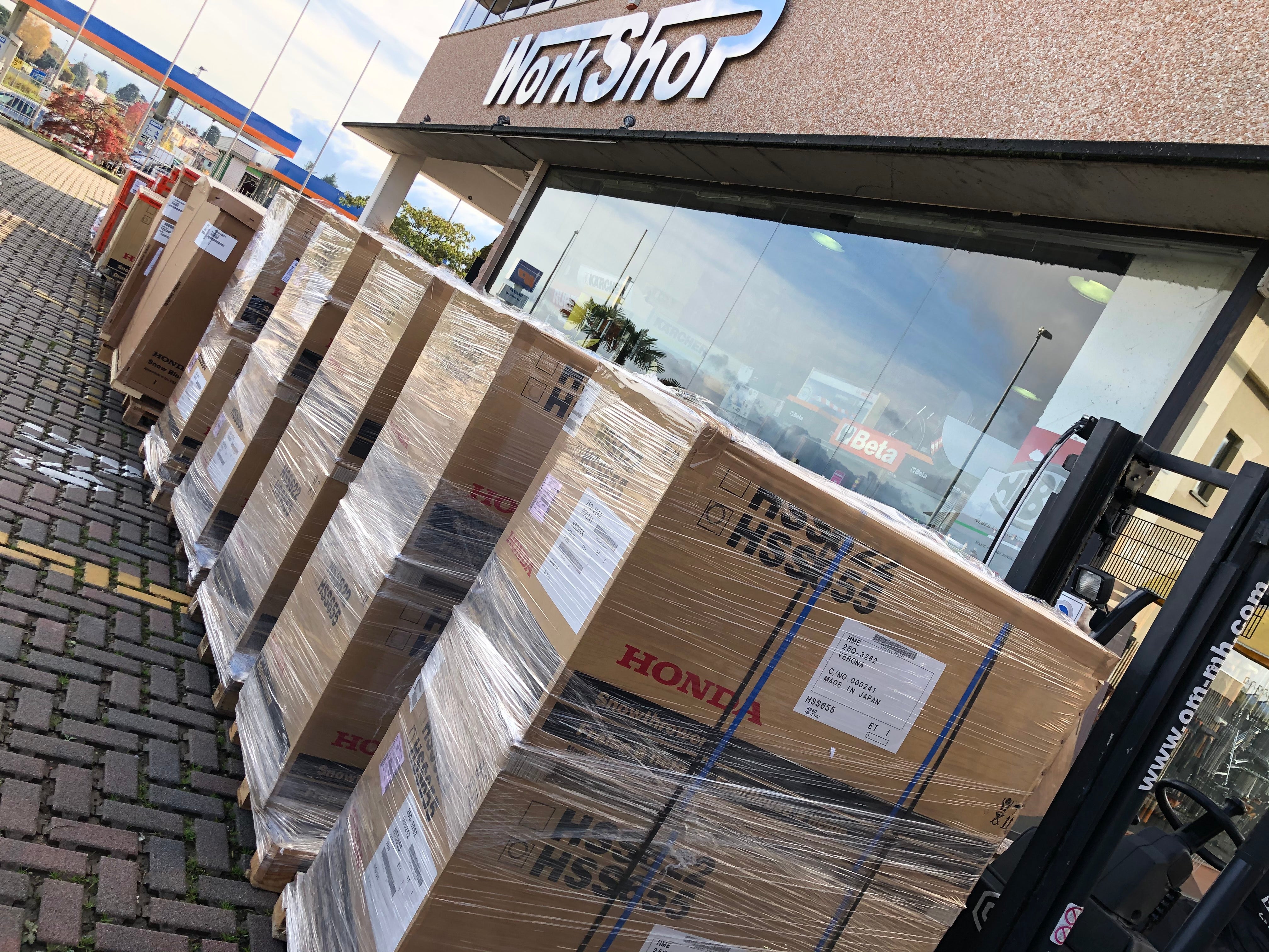 Spazzaneve cingolato HONDA HSS 655 ET1 avviamento manuale