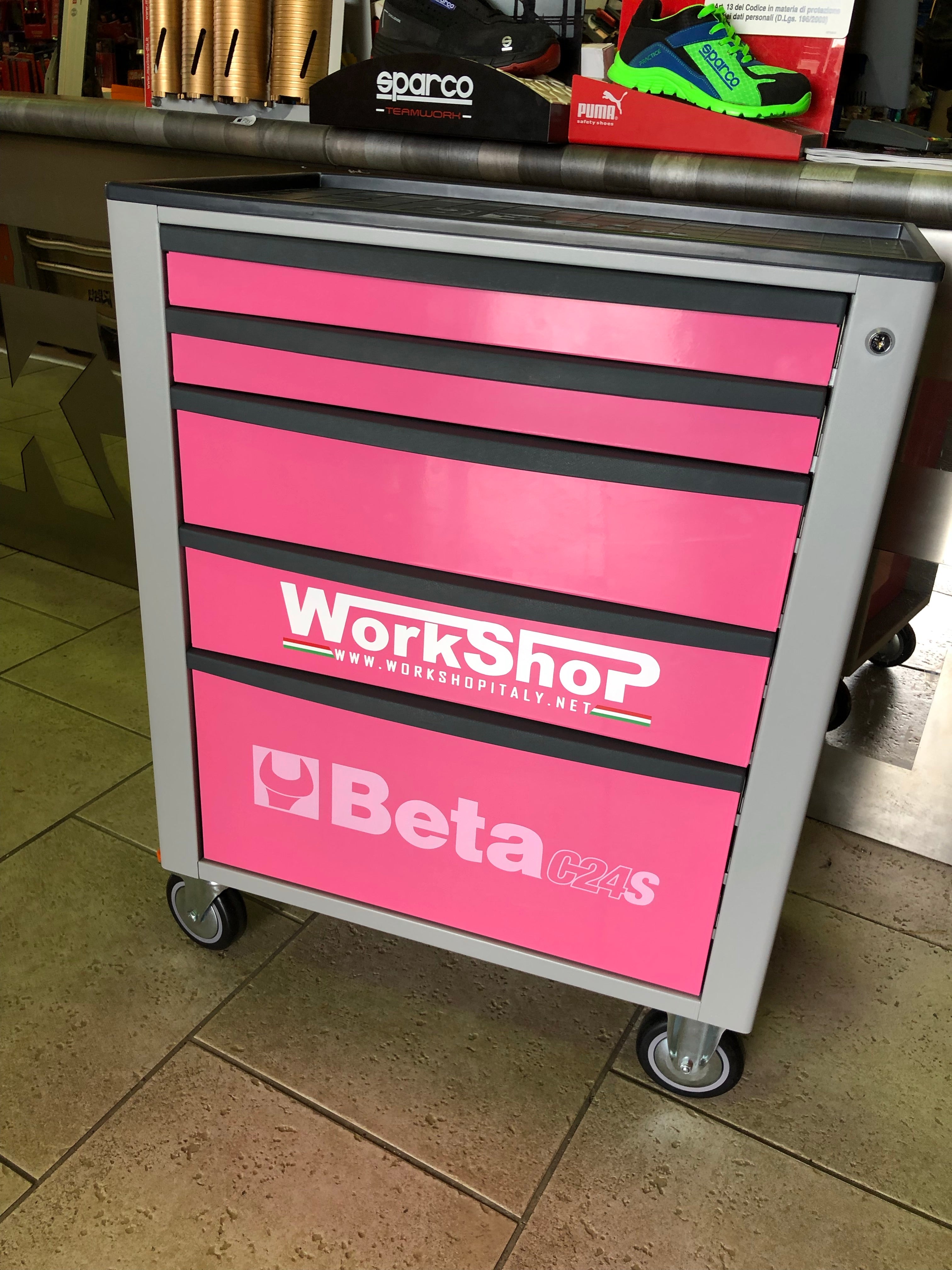 Carrello Beta C24S 5 Cassetti Rosa Pink