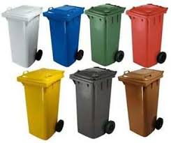 Bidoni porta immondizia con ruote 120lt. e 240lt. Mobil Plastic