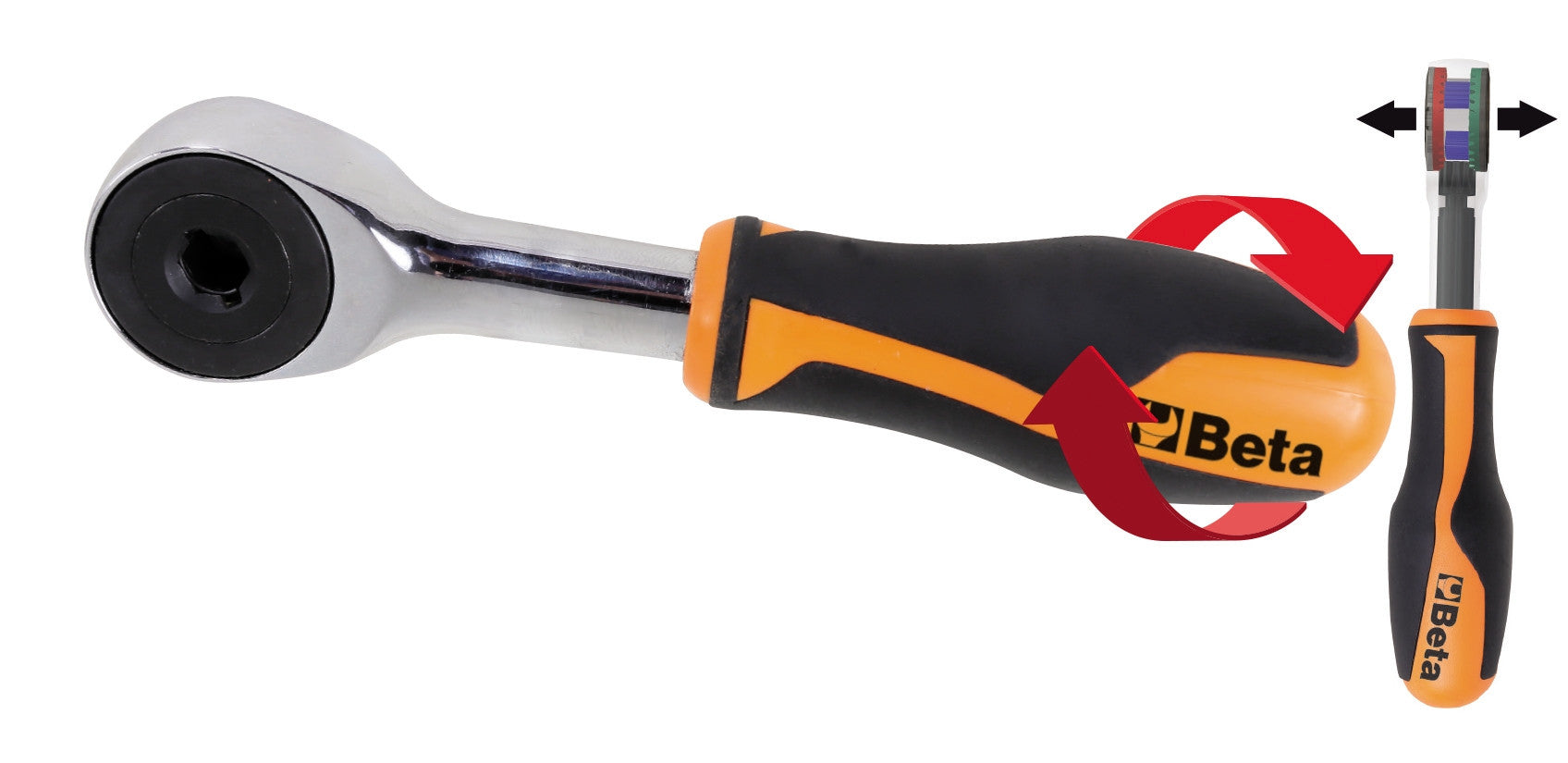 Cricchetto portainserti impugnatura rotante Beta 860/58K