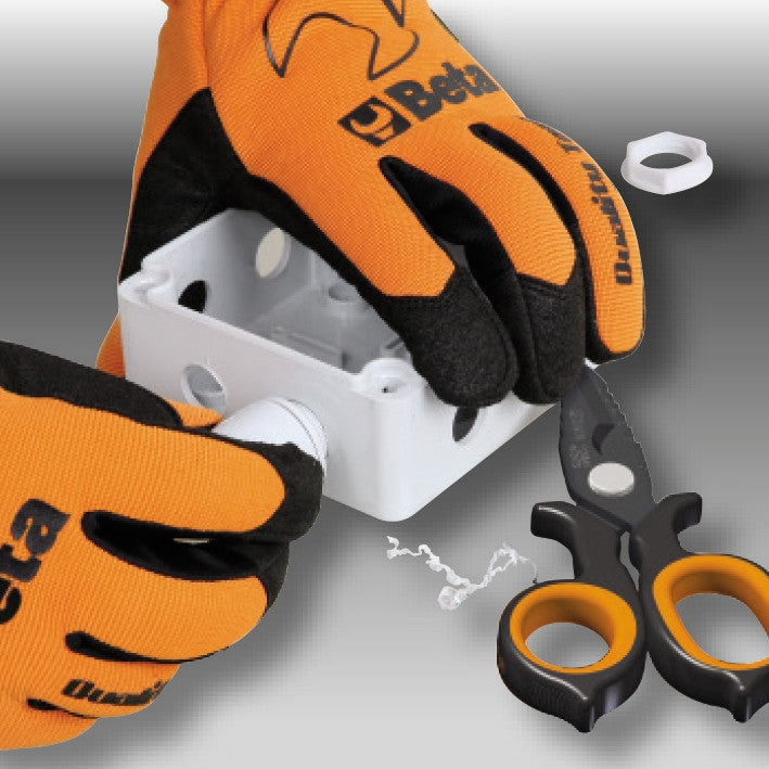 Forbici per elettricisti lame in acciaio inossidabile a doppio effetto 1128BAX