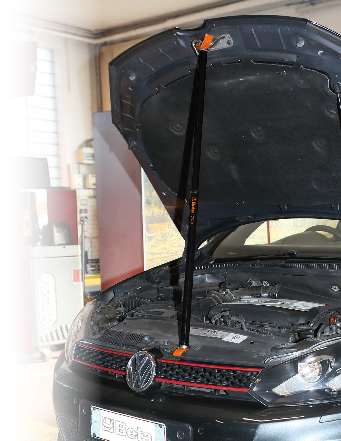 Asta telescopica sotto cofano auto Beta 1767A