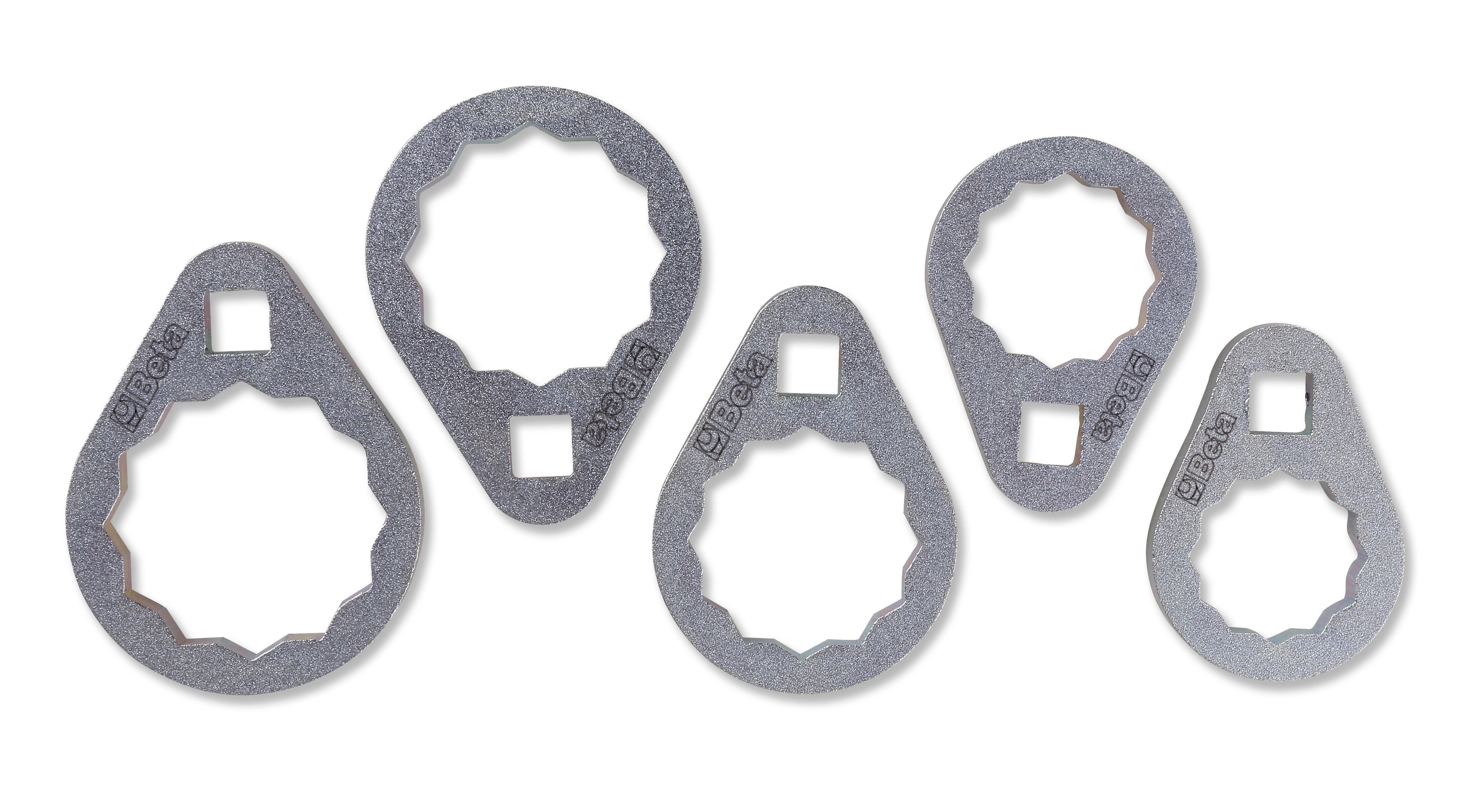 Set 5 chiavi poligonali cartucce filtri olio Beta 1493B/S5