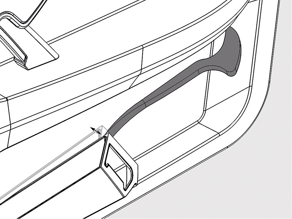 Coppia leverini multifunzione Teflon® Beta 1479L/S2