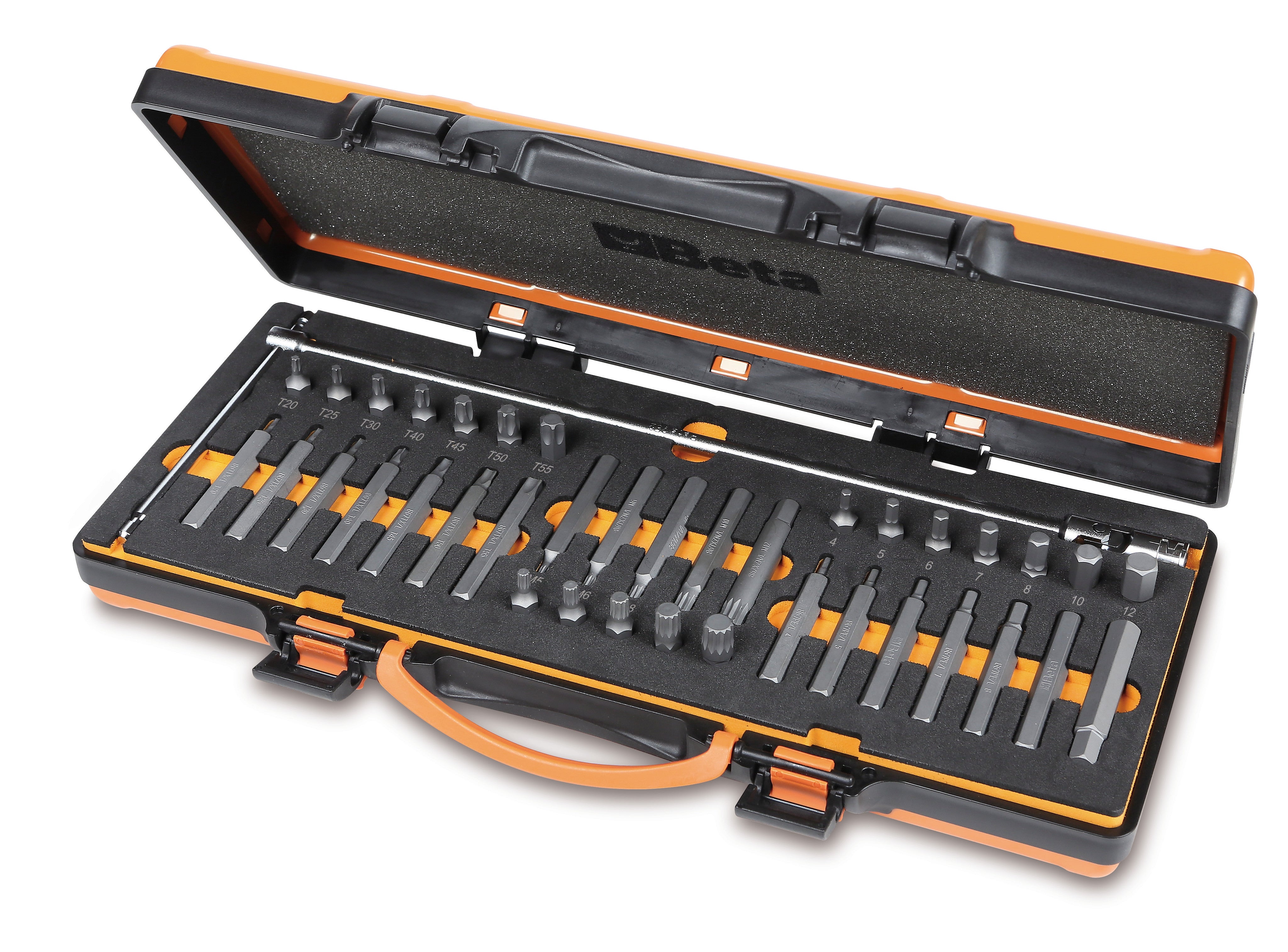 Set 38 inserti 10mm esagonali chiave snodo Beta 867/C38