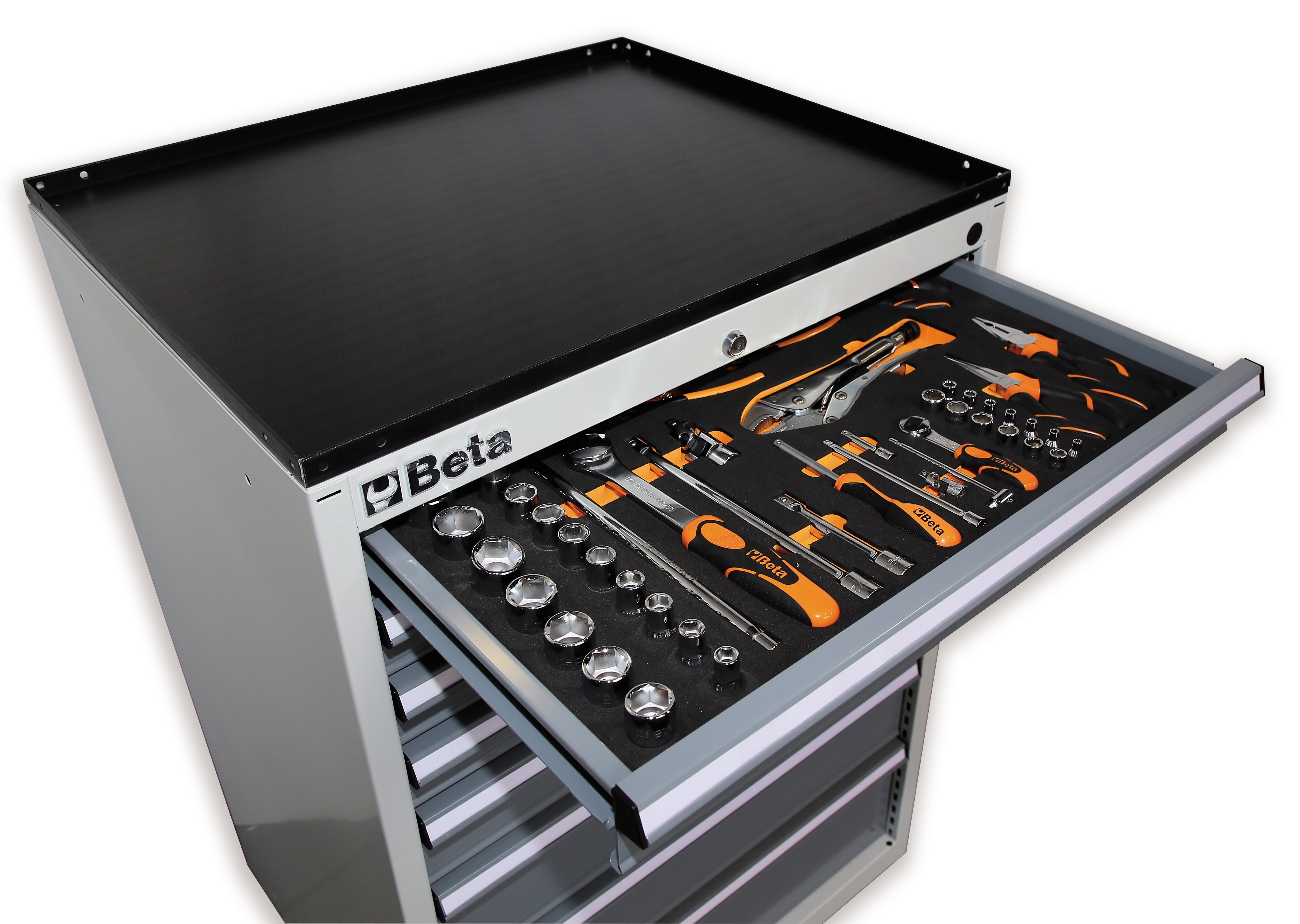 Cassettiera fissa industriale con nove cassetti Beta C35/9GM