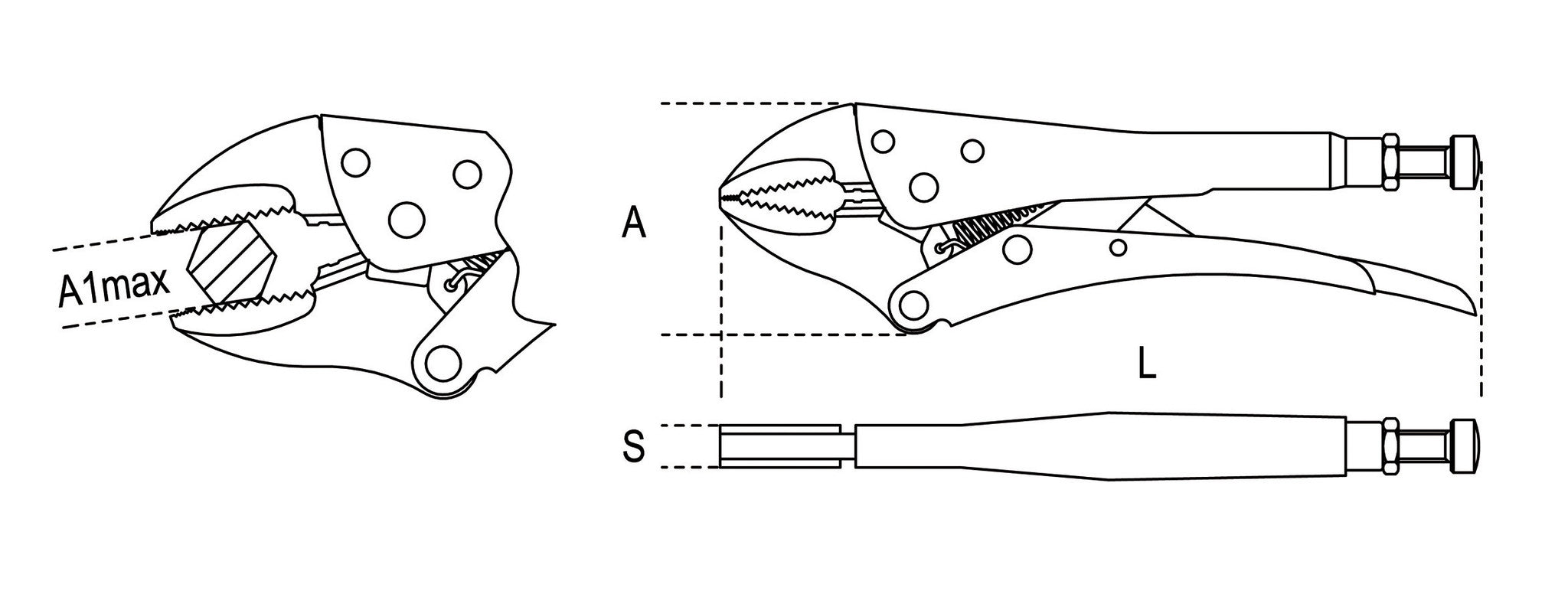 Pinza autobloccante Beta 1058